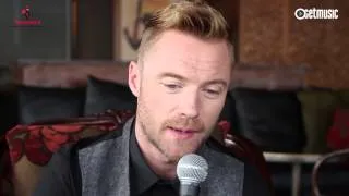 Ronan Keating talks about Fires, Boy Bands & Trackies! (Getmusic Interview)