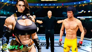 PS5 | Bruce Lee vs. Chic Muscular Female [EA Sport UFC 4]🥊