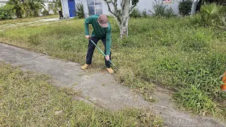 They NEGLECTED This LAWN on PURPOSE!  You'll Be SHOCKED Why! Overgrown Lawn Transformation