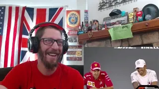 NASCAR Fan Reacts to Lewis Hamilton and Sebastian Vettel being hilarious and mocking others