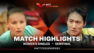 Audrey Zarif vs Zhu Chengzhu | WS SF | WTT Feeder Amman 2023