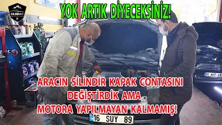 RENAULT CLİO MOTOR YENİLEME | SİLİNDİR KAPAK CONTA DEĞİŞİMİ YAPTIK (ARABA HARARET YAPMIŞ!)