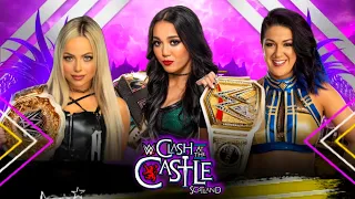 Liv Morgan vs Roxanne Perez vs Bayley Full Match WWE Clash At The Castle 2024 Highlights