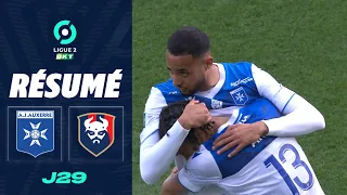 AJ AUXERRE - STADE MALHERBE CAEN (2 - 1) - Résumé - (AJA - SMC) / 2023-2024