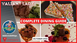 Virgin Voyages Valiant Lady Complete Dining Guide #valiantlady #virginvoyages #completediningguide