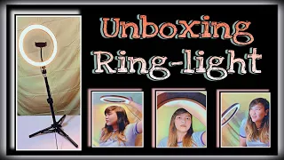 AFFORDABLE 26CM LED RING LIGHT FROM SHOPEE | UNBOXING + HONEST REVIEW ♥ | PHILIPPINES - Vlog #6