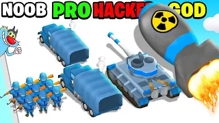 NOOB vs PRO vs HACKER vs | In Army Commander | With Oggy And Jack | Rock Indian Gamer |