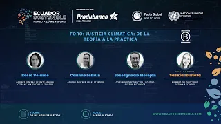 FORO: JUSTICIA CLIMÁTICA: DE LA TEORÍA A LA PRÁCTICA