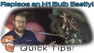 How to Replace H1 Headlight Bulbs • Cars Simplified Quick Tips