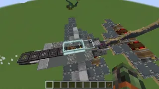 Minecraft Create:Aeronautics/Liftoff, ME 262 Jet fighter