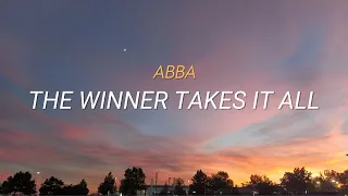 ABBA - The Winner Takes It All | sub. Español / Lyrics | Audio