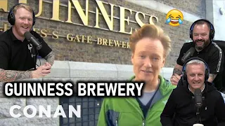 Conan Visits The Dublin Guinness Brewery REACTION!! | OFFICE BLOKES REACT!!