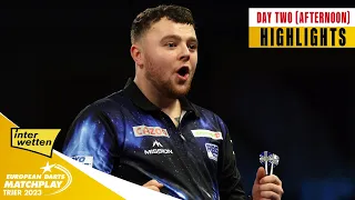 A SPECIAL TALENT! | Day Two Afternoon Highlights | 2023 European Darts Matchplay