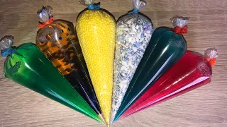 Making Crunchy Slime With Piping Bags | Satisfying Video #15 #asmr #slimeasmr