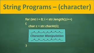 Solve any String Program  (character manipulation)