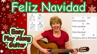 Feliz Navidad (Easy Guitar Play Along)