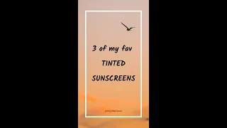 Favourite tinted sunscreens #shorts