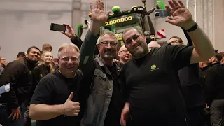 It's time to celebrate:  2 million tractors produced in Mannheim [John Deere; 2023]