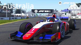 F1 22 F2 WORLD RECORD AUSTRALIA HOTLAP+SETUP [1:26:070]