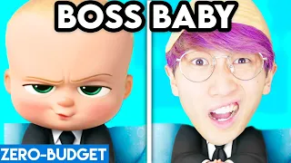 BOSS BABY WITH ZERO BUDGET! (BOSS BABY MOVIE PARODY BY LANKYBOX!)