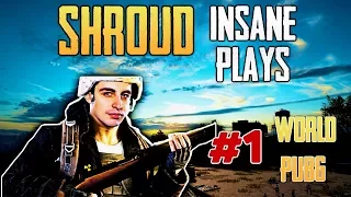 SHROUD INSANE PLAY - #1 WORLD PUBG PLAYERS