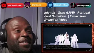 iolanda - Grito (LIVE) | Portugal 🇵🇹 | First Semi-Final | Eurovision | REACTION