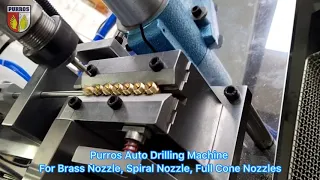 Auto Drilling Machine For Brass Nozzle, Spiral Nozzle, Full Cone Nozzles - Purros Machinery