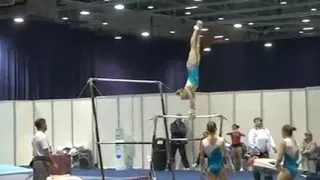 Tatiana Nabieva training UB 2010 Worlds