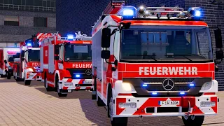 Emergency Call 112 - Frankfurt Firefighters On Duty! 4K