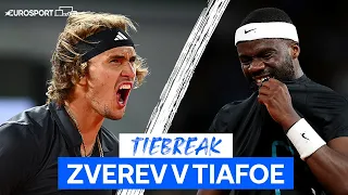 This Is Tense 😳 Dramatic Tiebreak Between Zverev & Tiafoe In Third Round Clash! | Eurosport Tennis