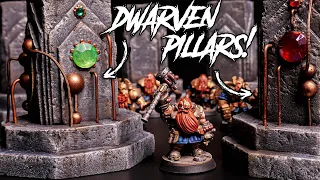 Crafting DWARVEN PILLARS for Dungeons & Dragons - Awesome Scatter Terrain!