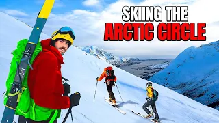 We went Ski touring in the Arctic Circle