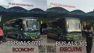Bus ALS 071 Reborn dan ALS 301 berangkat menuju Medan via Toba || Yutuber IMT ngetrip bareng ALS 301