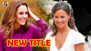 Pippa Middleton Stepped In To Follow Catherine's Footsteps As She Inherited Unprecedented Honor