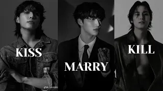 [KPOP GAME] Kiss Marry Kill | MALE IDOL EDITION (VERY HARD)#1