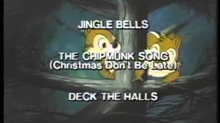 Disney Christmas record commercial 1981