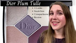 DIOR PLUM TULLE EYESHADOW PALETTE: Swatches, Comparisons, Thoughts, & 4 Looks w/ the New Dior Quint