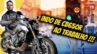 IR TRABALHAR COM A HONDA CB650R, VALE A PENA???