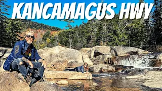 The BEST FALL DRIVE in the USA!!! Kancamagus Hwy & Flume Gorge, New Hampshire (RV East Coast Trip)