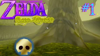 Gold Quest (Part 1) Ocarina of Time Romhack/Mod