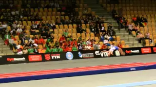 GBR Jac Perry Final pass 17 18 Mens Tumbling 2015 World Age Group Competition Denmark 7th place