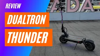 Dualtron Thunder Electric Scooter Review Big Guy Electric Scooter Review 4K