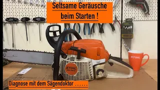 STIHL MS 261 C-M macht Geräusche. Diagnose vor Reparatur #stihl #kettensäge #husqvarna #motorsäge