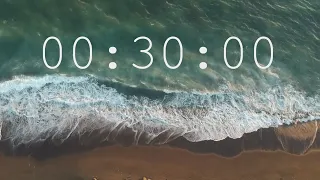 30 minute timer + seagull alarm (ambiance ocean version)