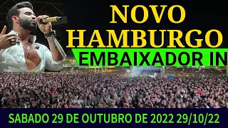 Gusttavo Lima em Novo Hamburgo RS sábado 29/10/22 29 de outubro de 2022 embaixador In