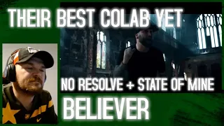 Reacting to BELIEVER Goes Heavy (@ImagineDragons ROCK Cover by NO RESOLVE feat. @STATEOFMINE)