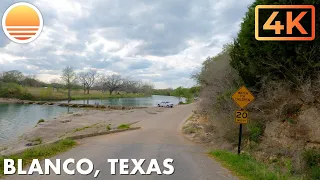 🇺🇸[4K]Blanco, Texas! 🚘 Drive with me through a Texas town.