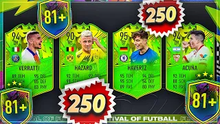 4er AUSWAHL!! WAS ZIEHT MAN AUS 250x 81+ FESTIVAL OF FUTBALL PLAYER PICKS in FIFA 21