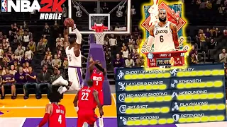 NBA 2K Mobile - Record Breaker LeBron is A GLITCH!!!