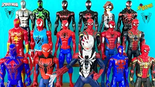 19 Bonecos Homem-Aranha : Coleção Completa do SPIDER-MAN Marvel : Miles Morales